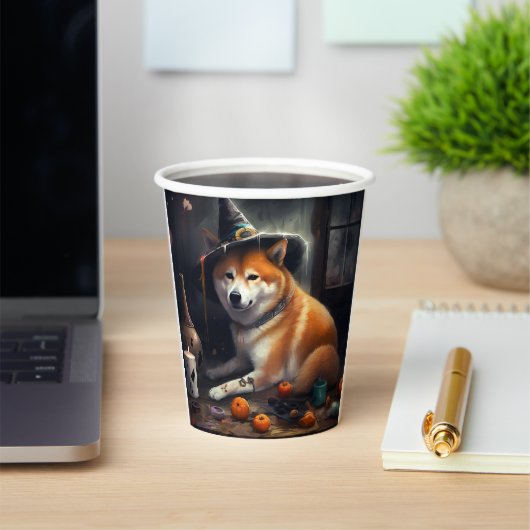 Shiba Inu Pumpkins Halloween Beängstigend Pappbecher (InSitu)