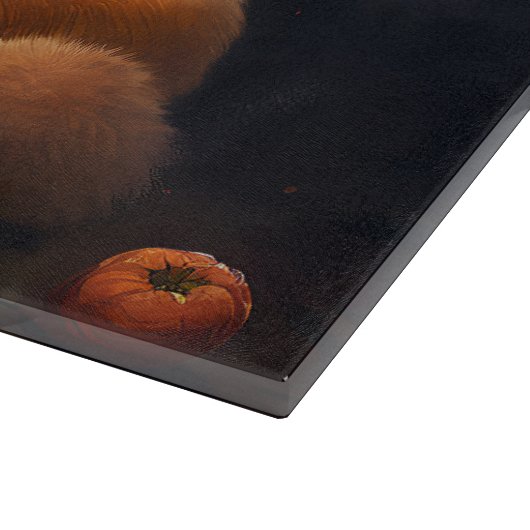 Shiba Inu Pumpkins Halloween Beängstigend Schneidebrett (Ecke)