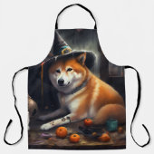 Shiba Inu Pumpkins Halloween Beängstigend Schürze (Vorderseite)