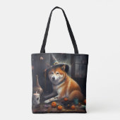Shiba Inu Pumpkins Halloween Beängstigend Tasche (Rückseite)