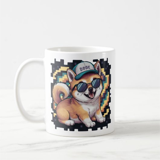 Shiba Inu Puppy Dog Kaffeetasse (Links)