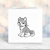 Shiba Inu Puppy Dog Permastempel