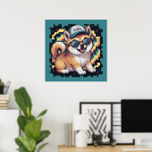 Shiba Inu Puppy Dog Poster (Heimbüro)