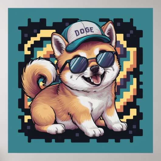 Shiba Inu Puppy Dog Poster (Vorne)