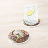 Shiba Inu Puppy Getränkeuntersetzer (Seite)