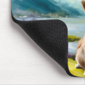 Shiba Inu Puppy Mousepad (Ecke)