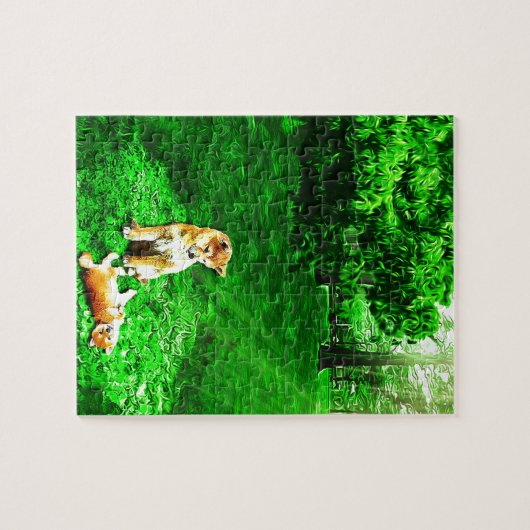 Shiba Inu Puzzle (Horizontal)
