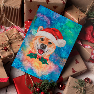 Shiba Inu Rasse Hund Weihnachten