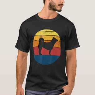 Shiba Inu Retro Vintag T-Shirt