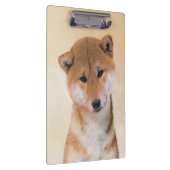 Shiba Inu (Rot) Malerei - Original Hunde Kunst Klemmbrett (Rechts)