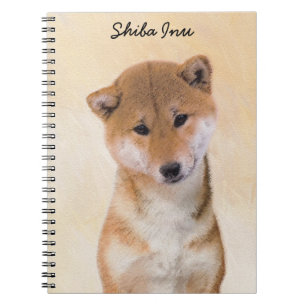 Shiba Inu (rote) Malerei - ursprüngliche Notizblock