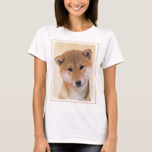Shiba Inu (rote) Malerei - ursprüngliche T-Shirt