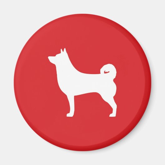 Shiba Inu Round Magnet (Vorne)