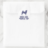Shiba Inu Runder Aufkleber (Tasche)