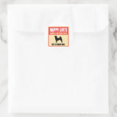 Shiba Inu Runder Aufkleber (Tasche)