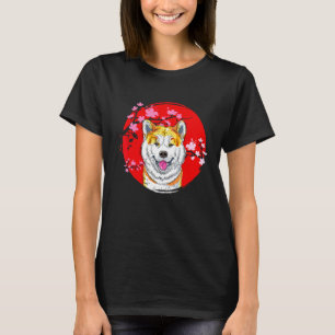 Shiba Inu Sakura Japanisch Inspiriert Japan Verwan T-Shirt