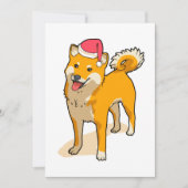 Shiba Inu Santa Claus Dog Weihnachten