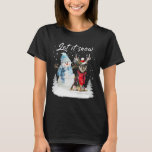 Shiba Inu Santa Dog Christmas Snowman Xmas Pajama T-Shirt<br><div class="desc">Shiba Inu Santa Dog Weihnachts Snowman Xmas Pajama 1</div>