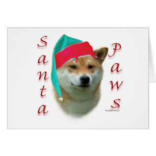 Shiba Inu Santa Paws