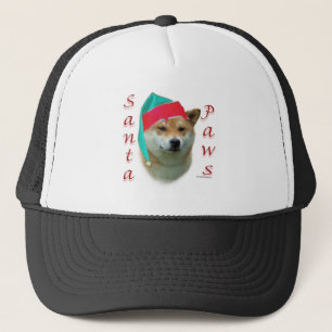 Shiba Inu Santa Paws Truckerkappe