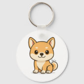 Shiba Inu Schlüsselanhänger (Vorderseite)