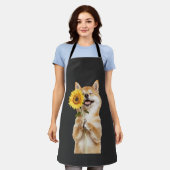 Shiba Inu Schürze (Getragen)