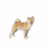 Shiba Inu Smile Aufkleber (Vorderseite)