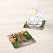 Shiba Inu Spring Flowers Untersetzer (Vor Ort)