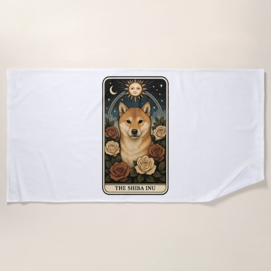 Shiba Inu Strandtuch (Vorderseite)