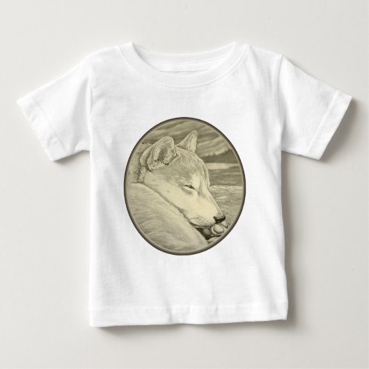 Shiba Inu T - Shirt Art Baby's Dog Lover Shirts Ge (Vorderseite)