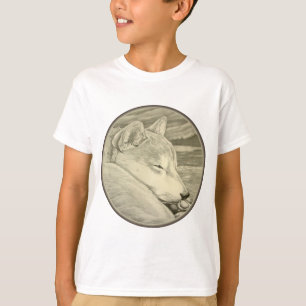Shiba Inu T - Shirt Art Kid's Hund Lover Shirts Ge