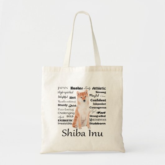 Shiba Inu-Tasche Tragetasche (Vorne)