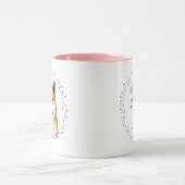 Shiba Inu Tasse – Personalisiertes Pastell-Lavende (Zentrum)