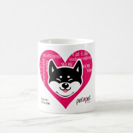Shiba Inu Tasse (Schwarzes)
