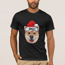 Shiba Inu Terrier Christmas Hat Dog Big