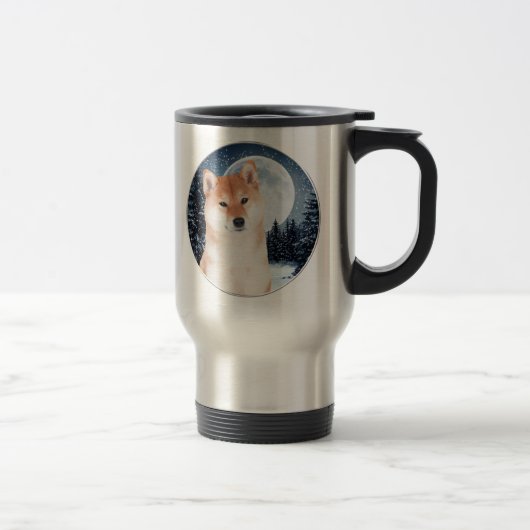 Shiba Inu Travel Mug Reisebecher (Rechts)
