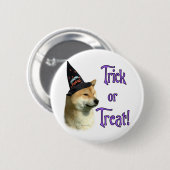 Shiba Inu Trick Button (Vorne & Hinten)