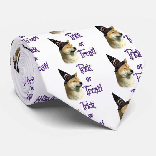 Shiba Inu Trick Krawatte (Gerollt)