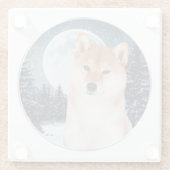 Shiba Inu Untersetzer (Rückseite)