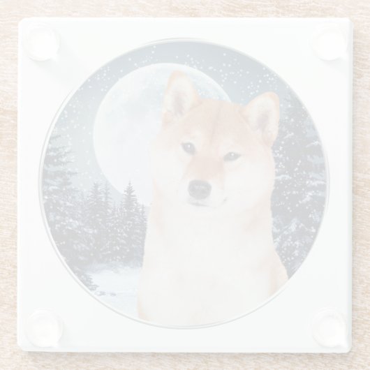 Shiba Inu Untersetzer (Rückseite)