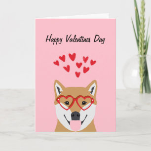 Shiba Inu Valentines Liebe Feiertagskarte