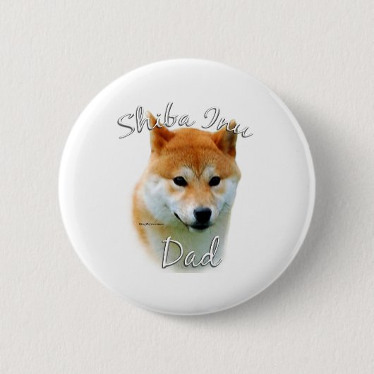 Shiba Inu Vater 2 Button (Vorderseite)