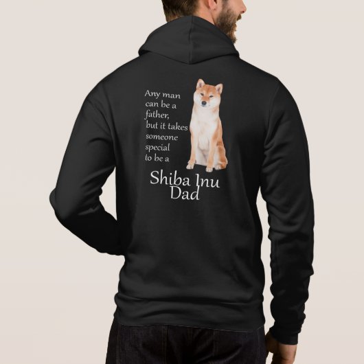 Shiba Inu Vater Hoodie (Rückseite)