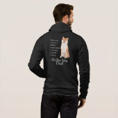Shiba Inu Vater Hoodie (Schwarz voll)