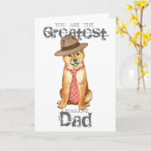 Shiba Inu Vater Karte (Gelbe Blume)