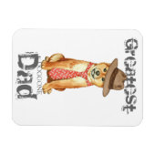 Shiba Inu Vater Magnet (Horizontal)