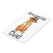 Shiba Inu Vater Magnet (Linke Seite)