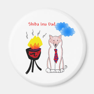Shiba Inu Vater-Magnet Magnet