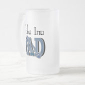 Shiba Inu VATER Mattglas Bierglas (Vorderseite Links)