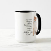 Shiba Inu Vater-Tasse Tasse (VorderseiteRechts)